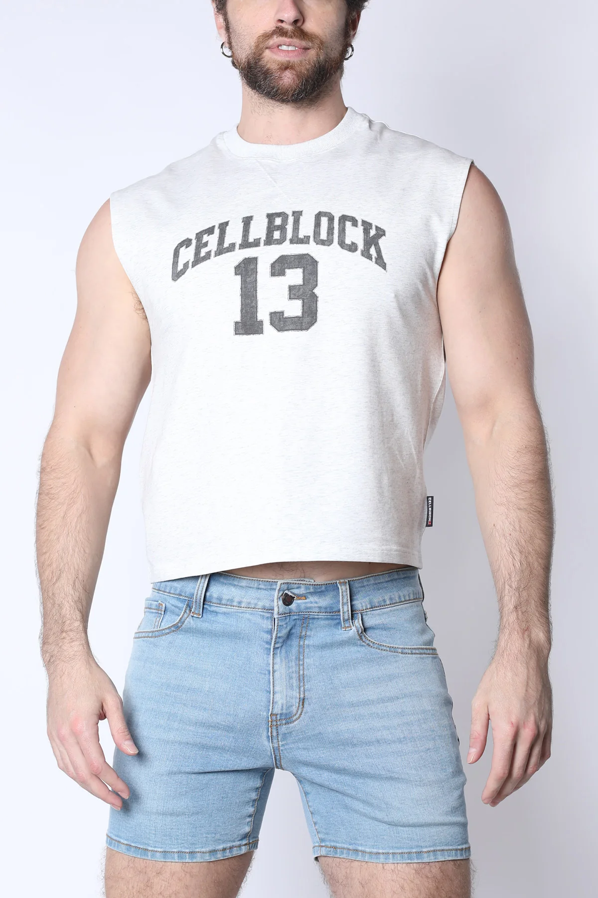 CB13 Sport Cropped Muscle Tank - Image 2