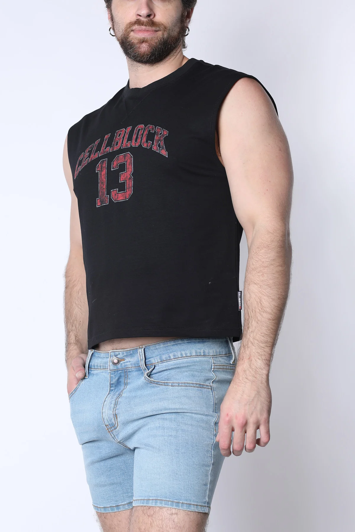 CB13 Sport Cropped Muscle Tank - Image 6