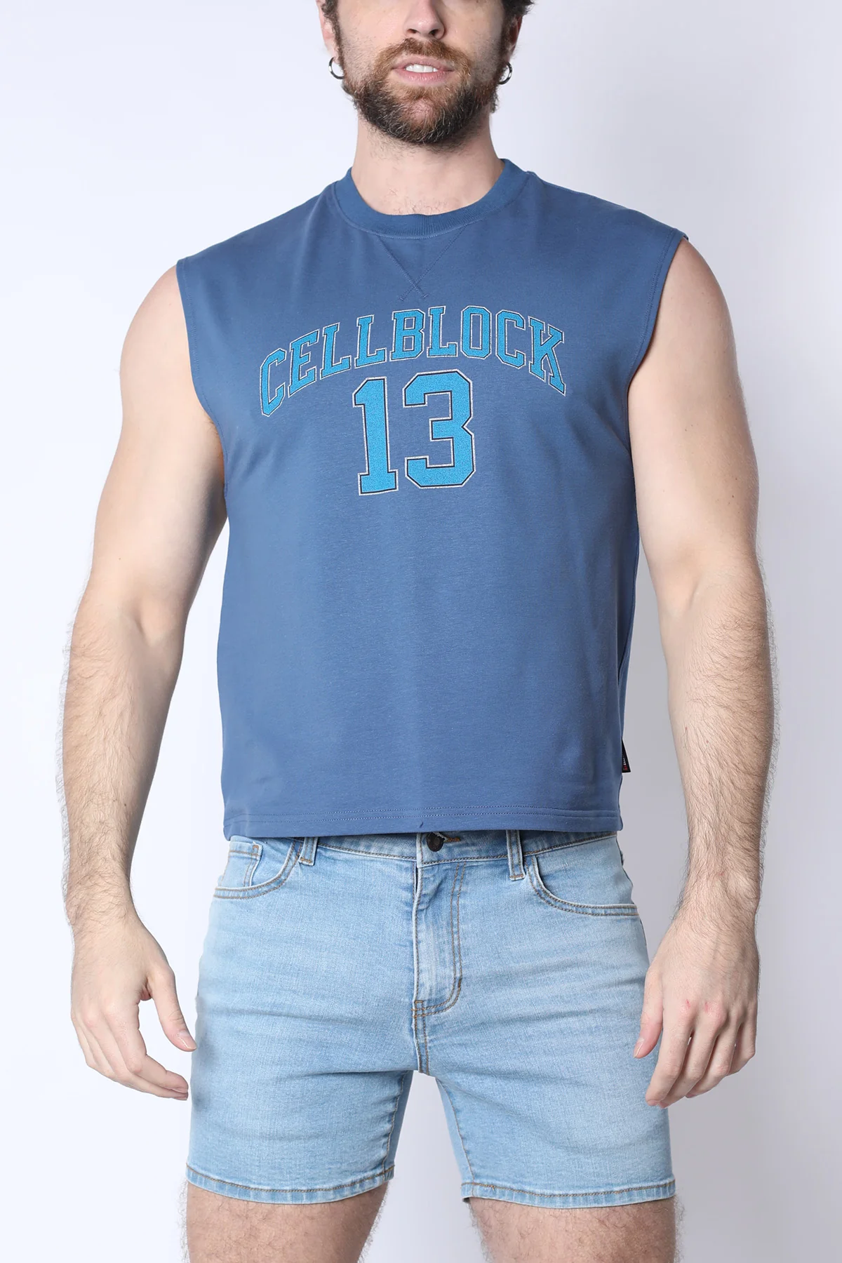 CB13 Sport Cropped Muscle Tank - Image 9