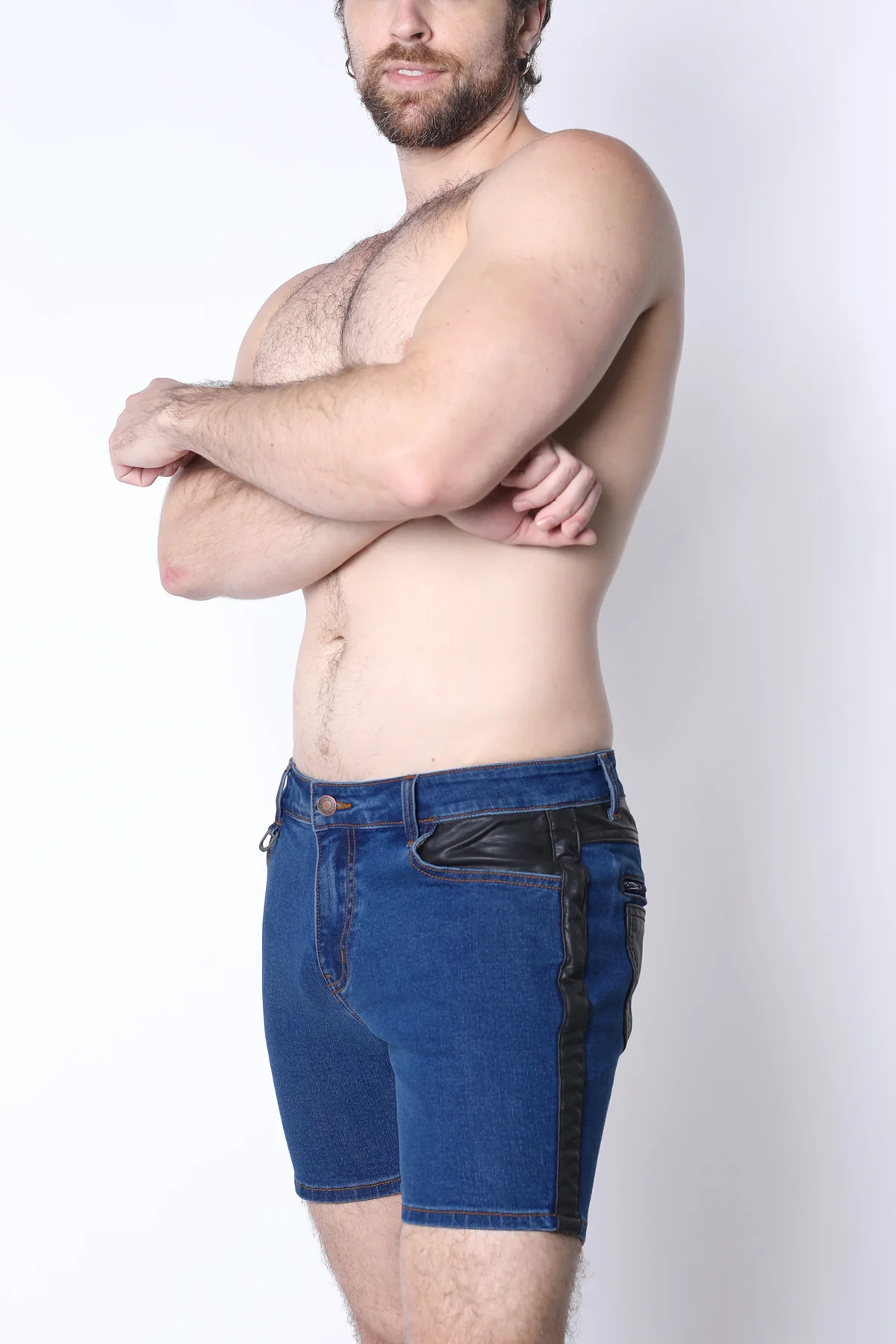 Kennel Club Shadow Denim Zipper Short
