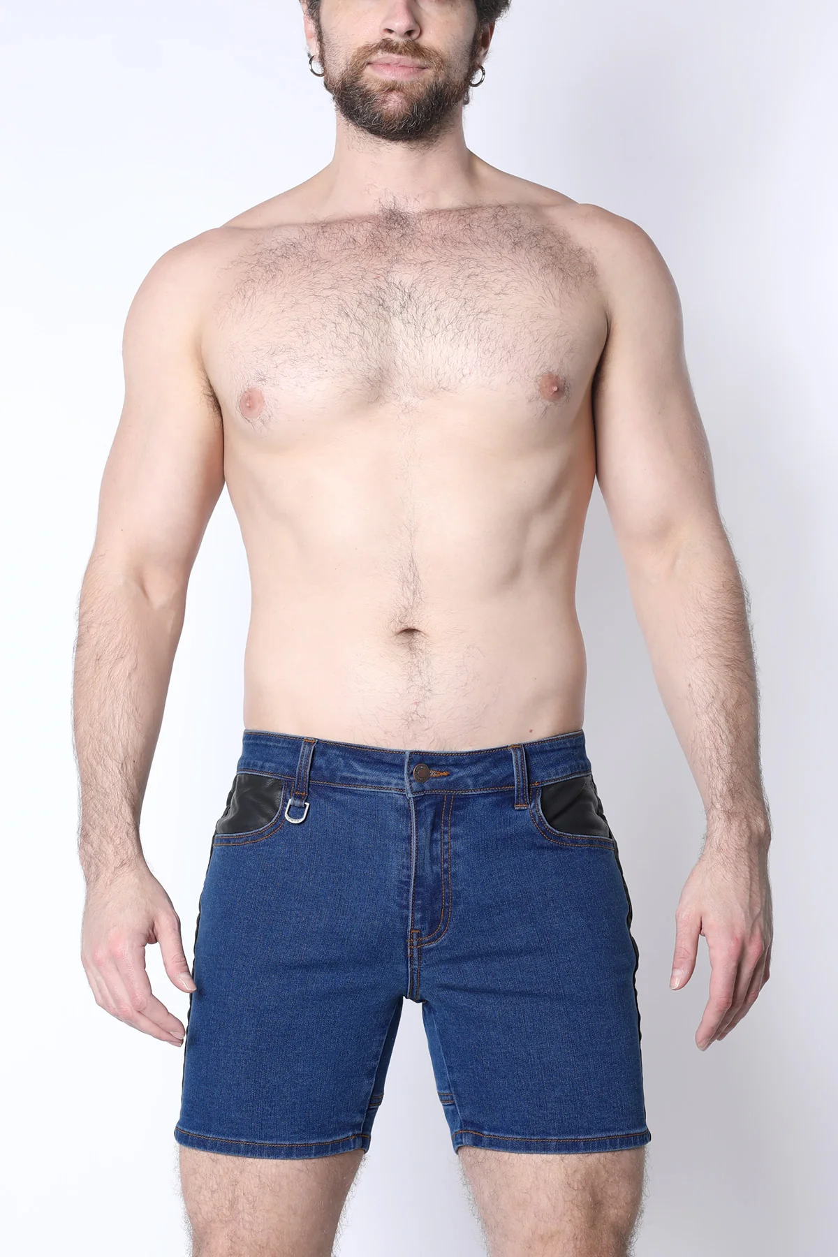 Kennel Club Shadow Denim Zipper Short - Image 2