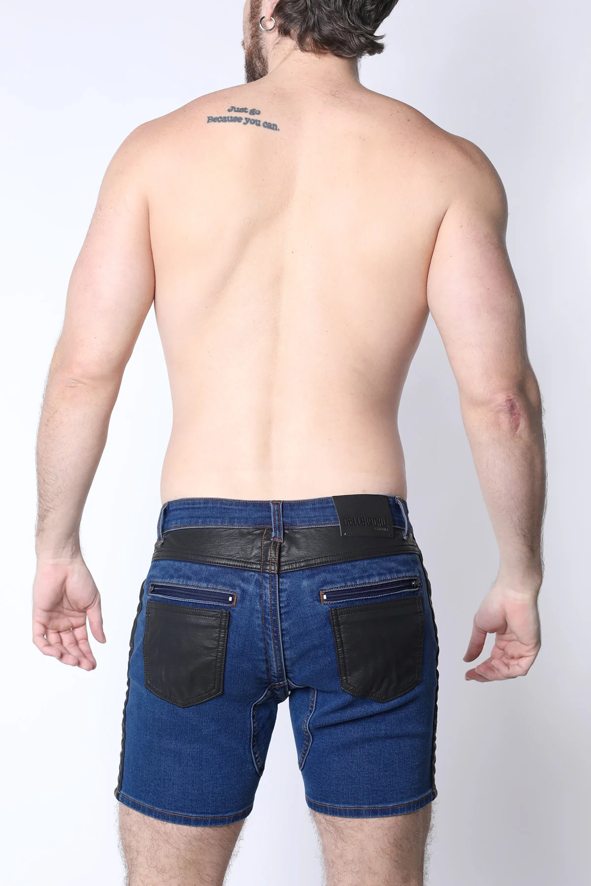 Kennel Club Shadow Denim Zipper Short - Image 3