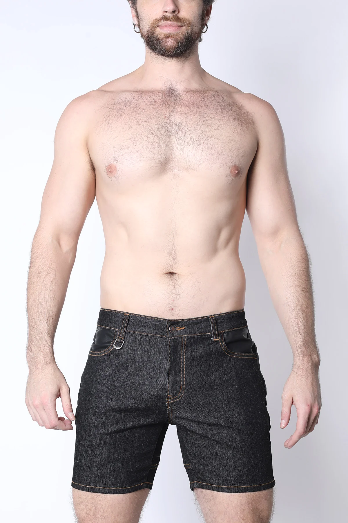 Kennel Club Shadow Denim Zipper Short - Image 6