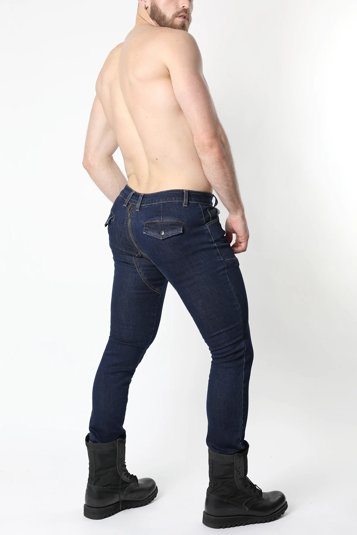 Slick Carpenter Denim Zipper Pant - Image 7
