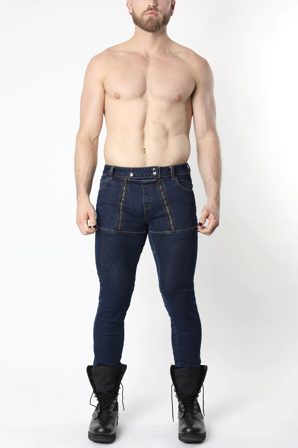 Slick Carpenter Denim Zipper Pant - Image 8