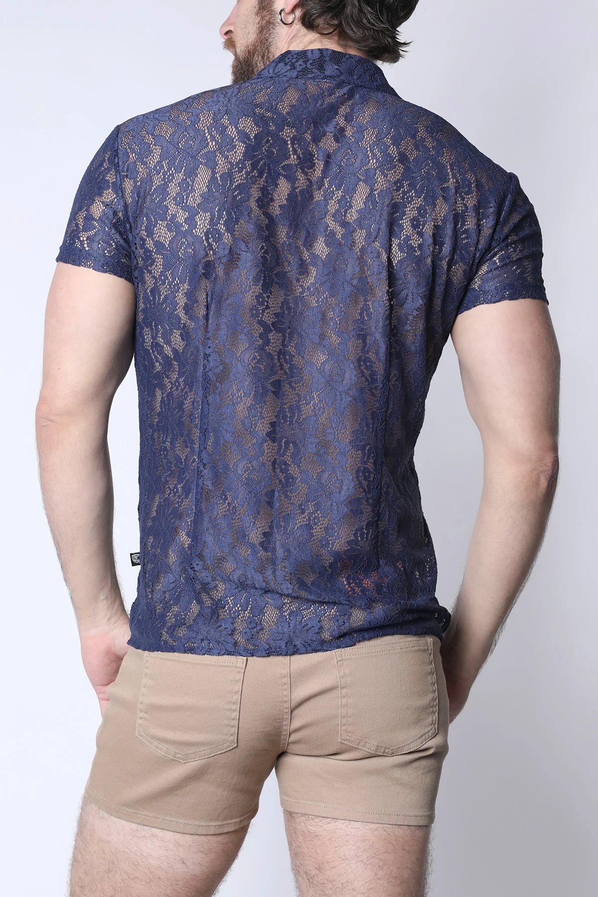 Sorrento Button-Down Lace Shirt - Image 11
