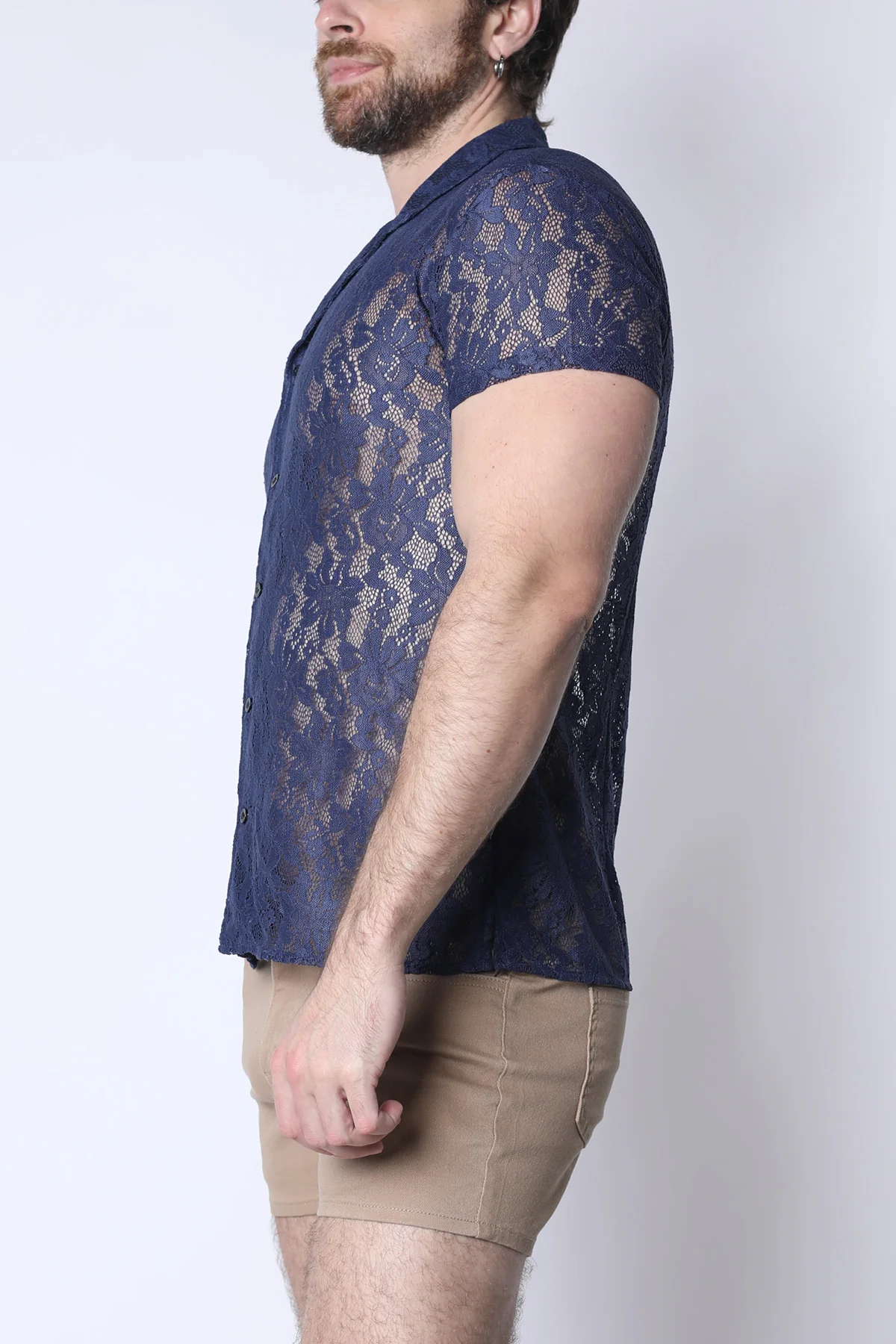 Sorrento Button-Down Lace Shirt - Image 12