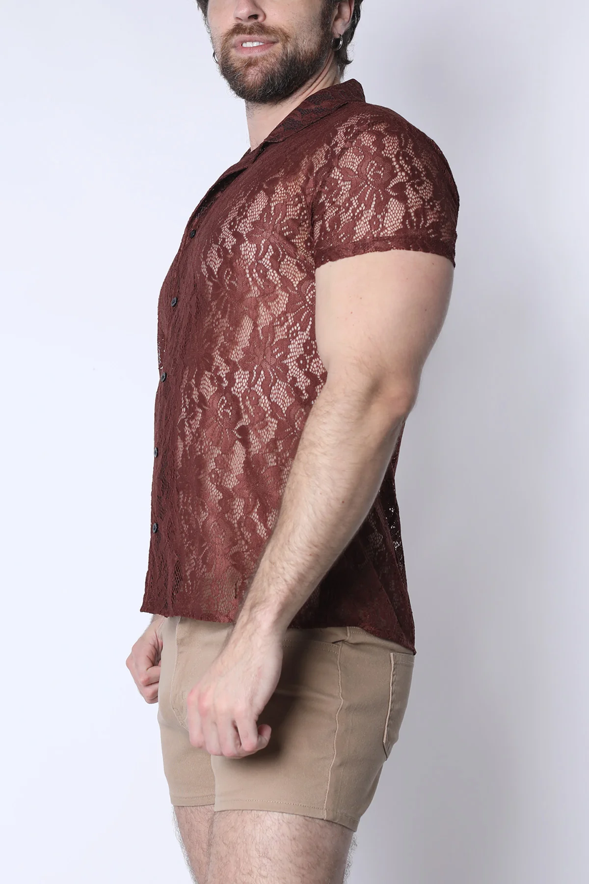 Sorrento Button-Down Lace Shirt - Image 2