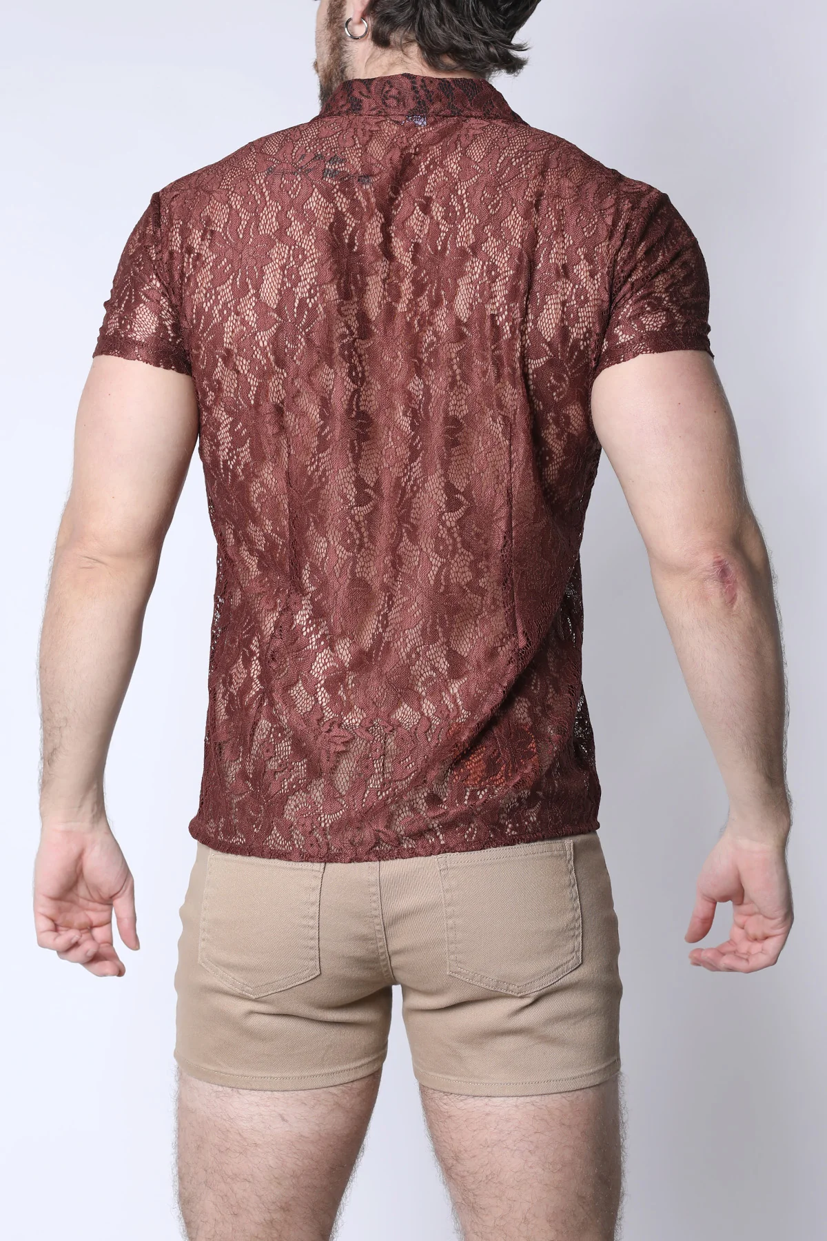 Sorrento Button-Down Lace Shirt - Image 3
