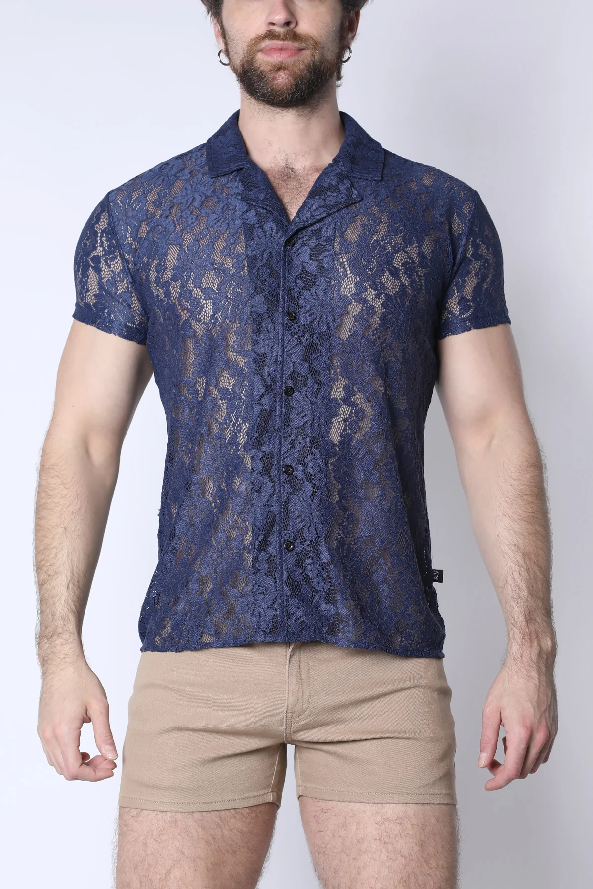 Sorrento Button-Down Lace Shirt - Image 5