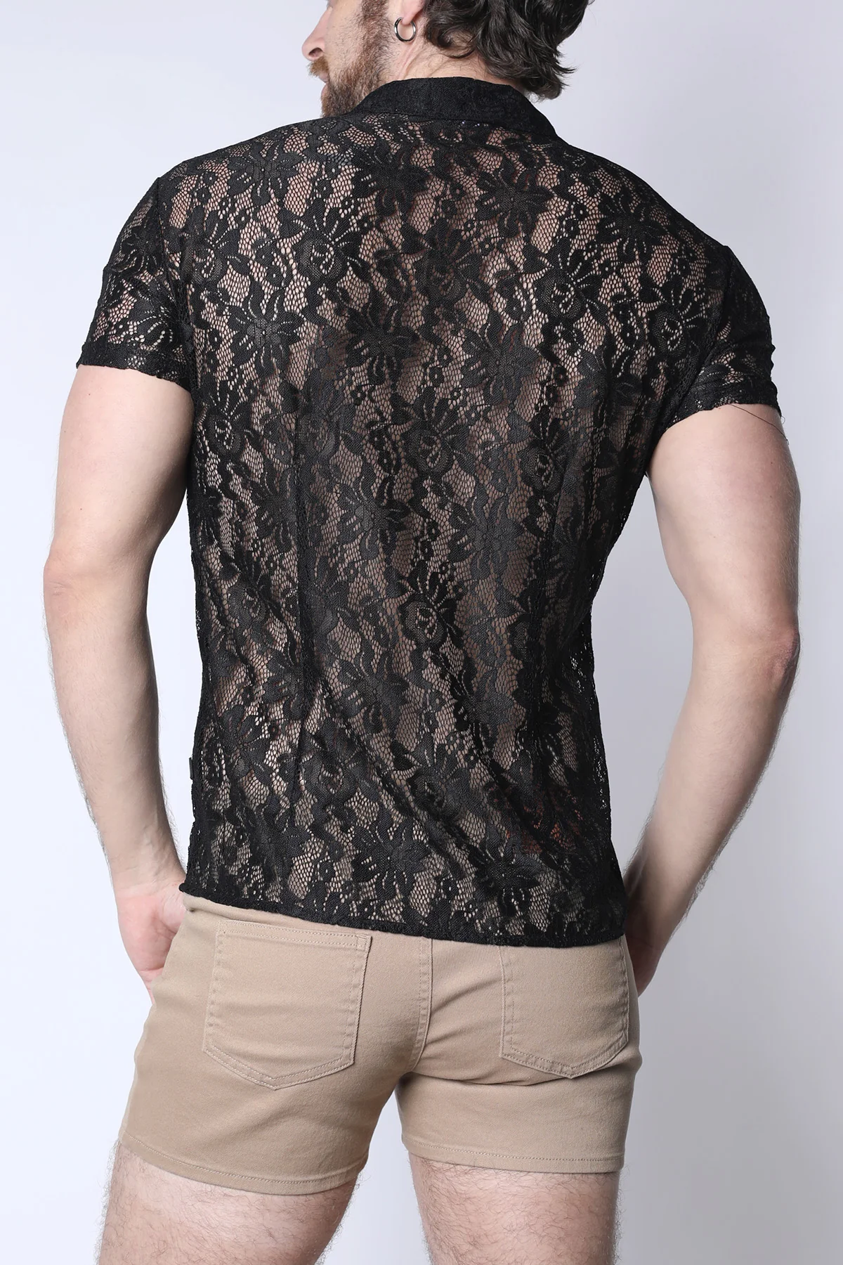 Sorrento Button-Down Lace Shirt - Image 7