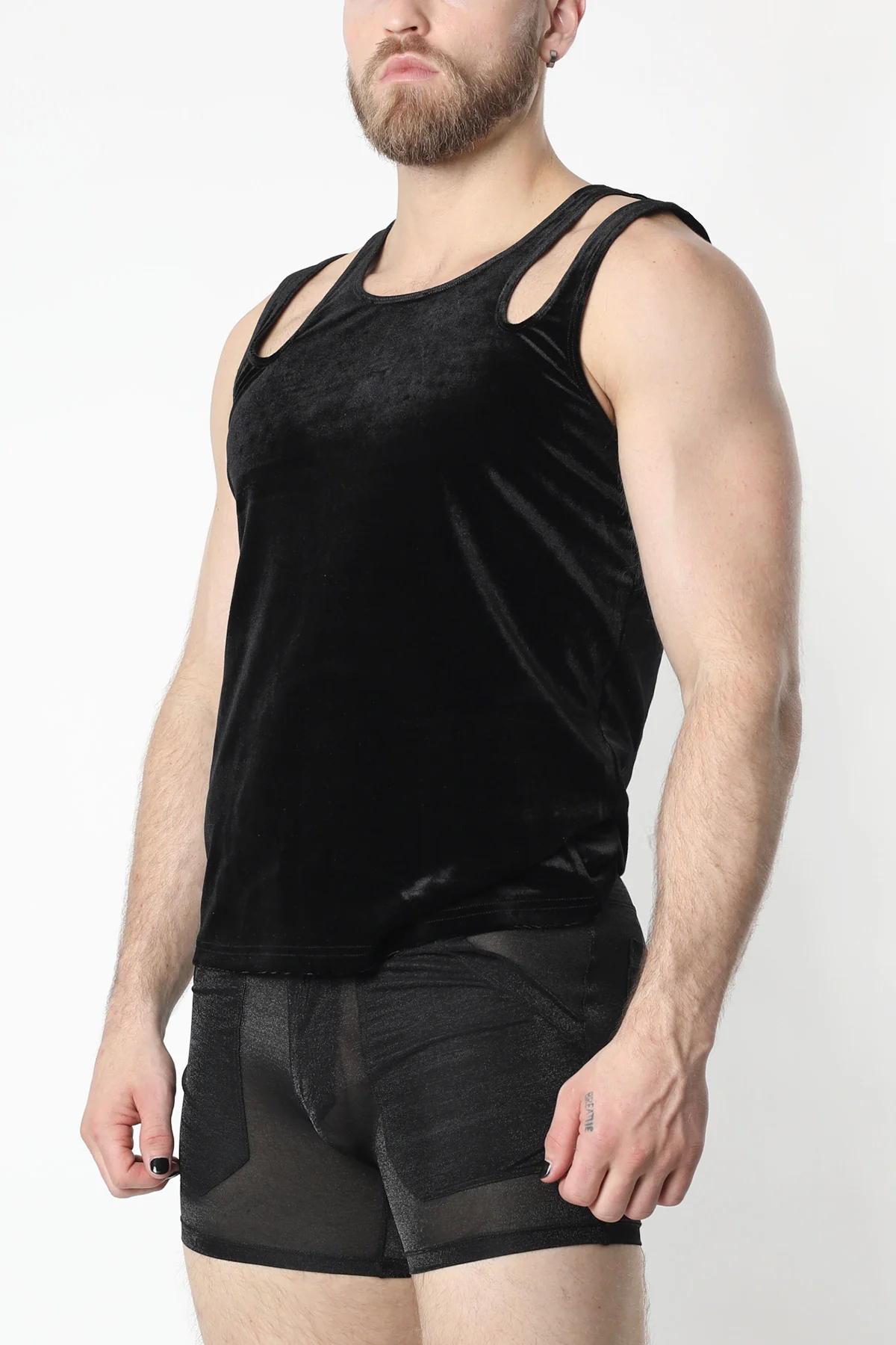 Vaux Velvet Crush Double Strap Tank Top **FINAL SALE** - Image 6